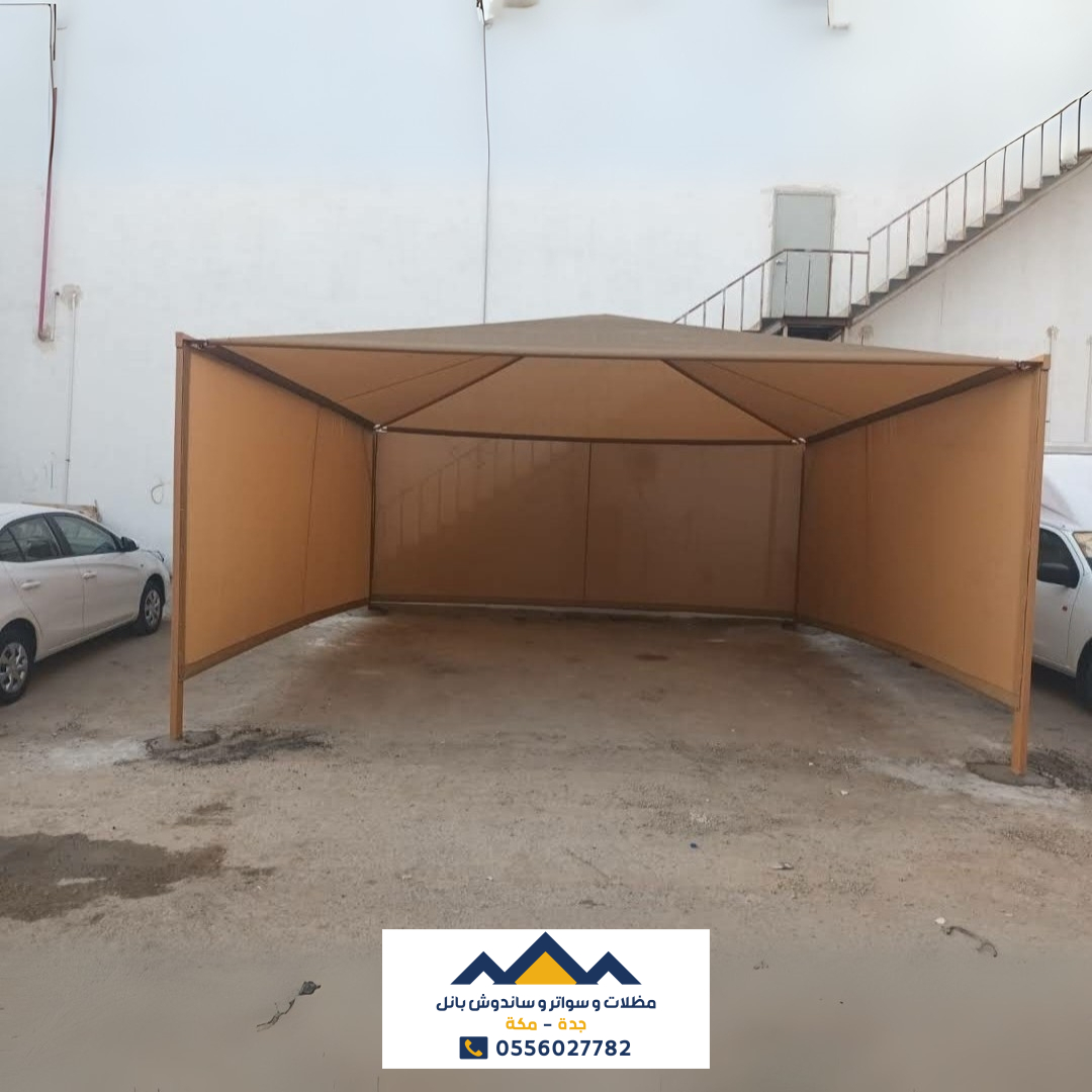 تركيب مظلات جلد PVC في جدة: الأناقة والمتانة في مكان واحد