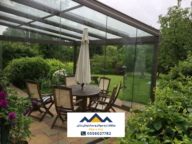 أنواع المجالس الزجاجية في جدة