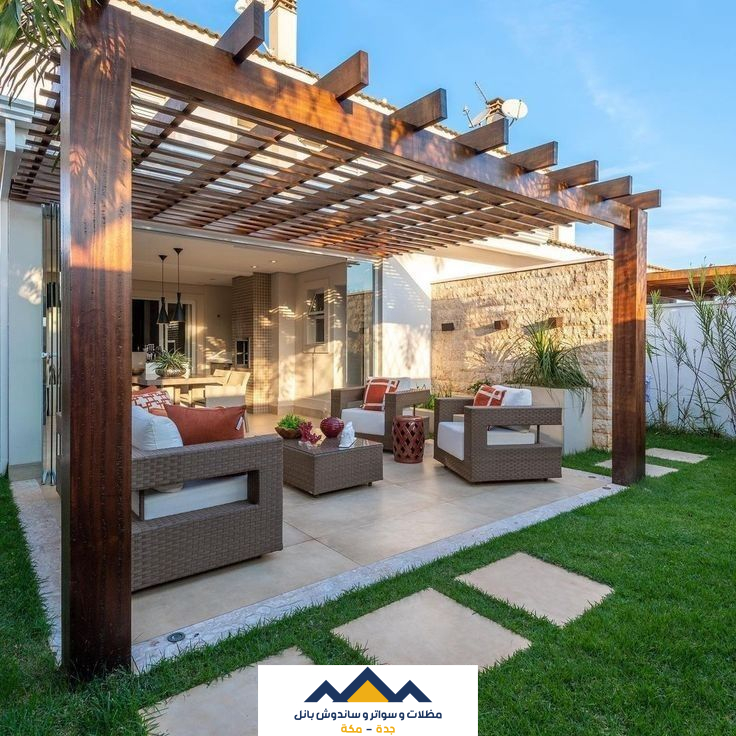 مظلات جلسات حدائق شتوية جدة